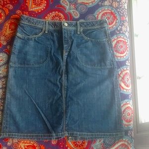 Banana Republic jean skirt, size 6